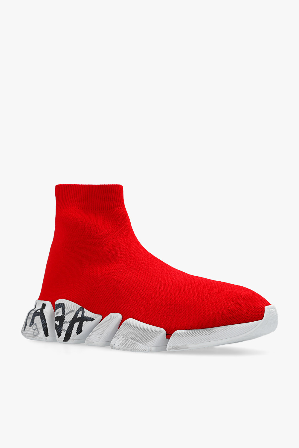 Balenciaga speed trainer deals red and black